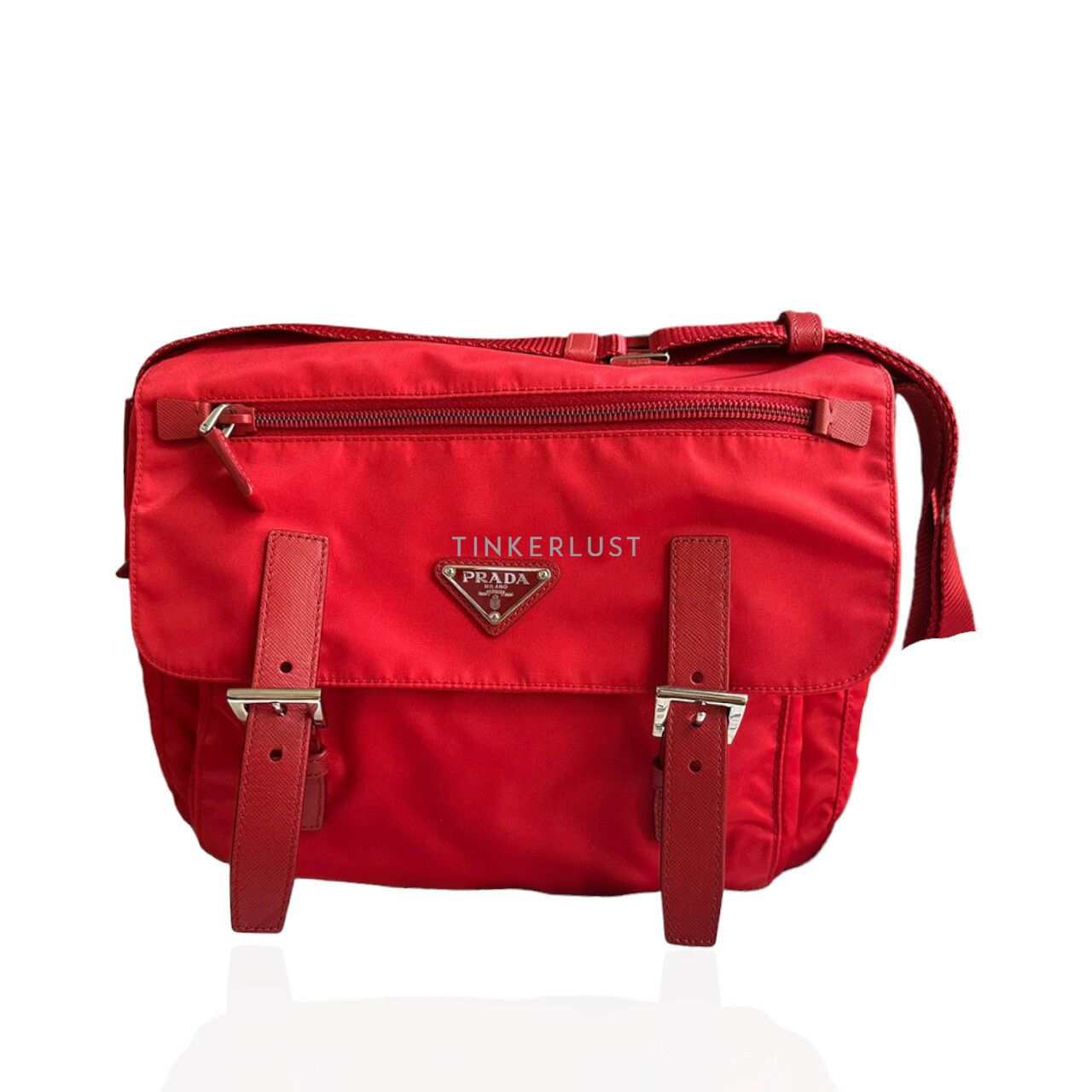 Prada red sling bag online